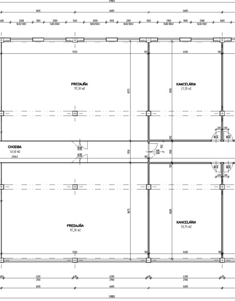 EXKLUZÍVNA ponuka nájomných obchodných priestorov na poschodí nového OC v SEREDI   (113 -160 m2) od 9 EUR/m2 + Energie-10